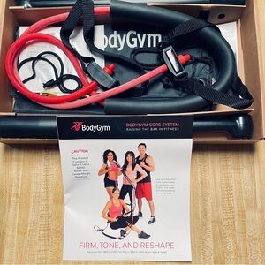 BODYGYM Core System Fitness Resistance Trainer Workout  Guide DVDs NIB